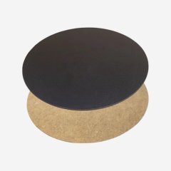 Подложка под торт ЛХДФ Чёрная 3 мм 26 см ТСКЛ21