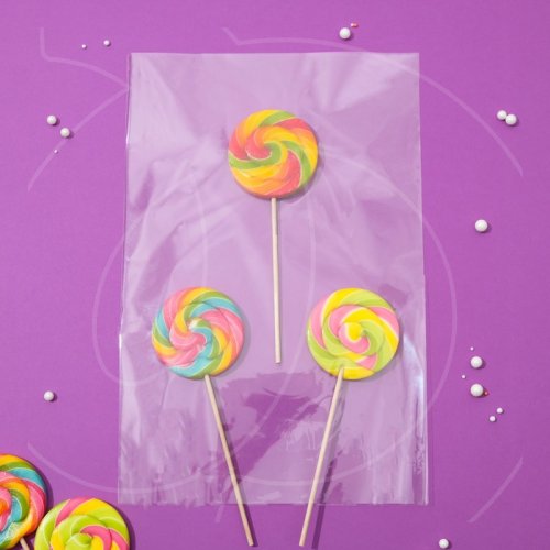 Пакетик прозрачный для сладостей 12х20 см 100 шт Пак-4