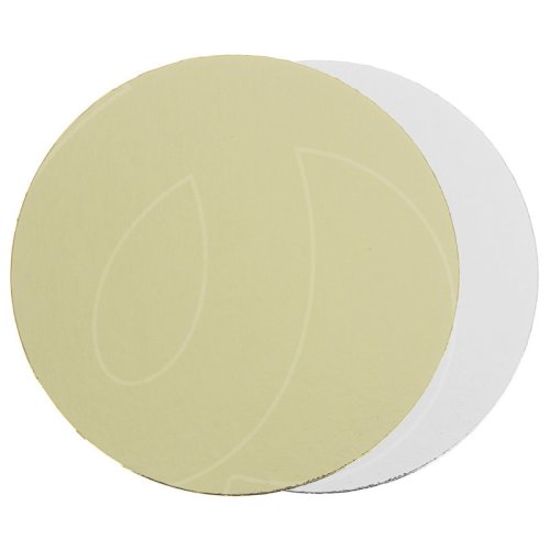 Подложка под десерт Золото/Белый 1,5 мм 9 см 10 шт п 1,5-90 КЗБ