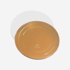 Подложка под торт Золото/Белая 3,2 мм 42 см ForG BASE 3,2 G/P D 420