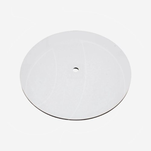 Подложка под торт с отверстием двухсторонняя ЛХДФ Белая 14 см 