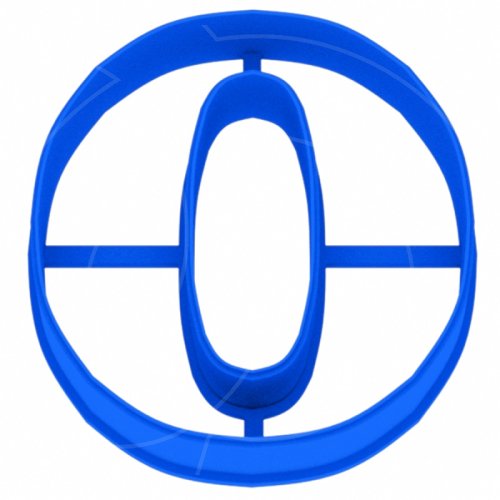 Вырубка пластиковая LUBIMOVA "Цифра 0" LC-00005264