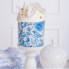 Вафельные бабочки Белые 10 шт tp100553	