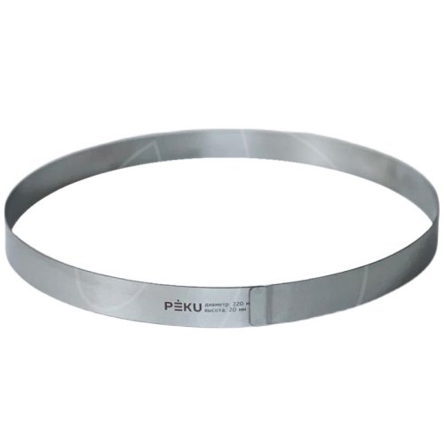 Форма металлическая для выпечки Кольцо PEKU H2 D22 см К/2/22