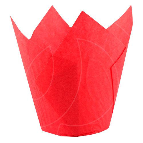 Капсула тюльпан Красная D50 H80 мм 10 шт TULIP R 50*80 E    716050PRE_R, б-32