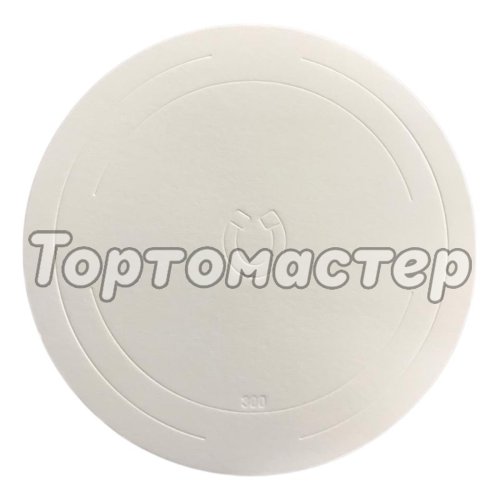 Подложка под торт Белая 3,2 мм 30 см НФ-00003414, НФ-00003444