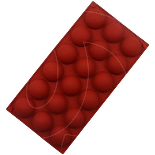 Форма силиконовая "Полусферы" 5 см 18 шт 